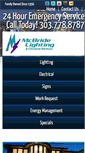 Mobile Screenshot of mcbridelighting.com